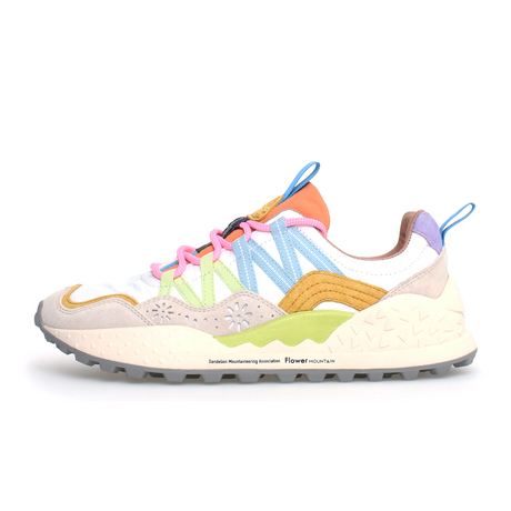 Flower Mountain Washi Sneaker (Women) - Beige/White/Multi Athletic - Casual - Lace Up - The Heel Shoe Fitters