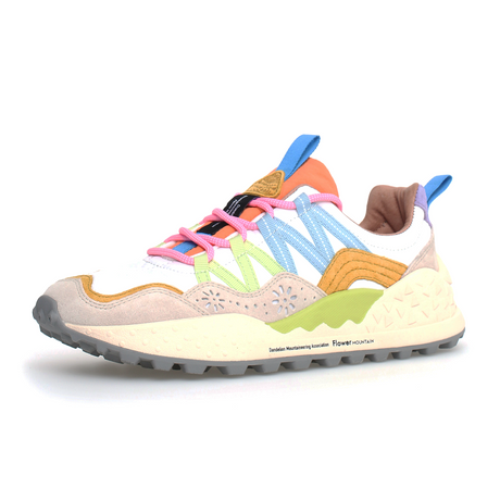 Flower Mountain Washi Sneaker (Women) - Beige/White/Multi Athletic - Casual - Lace Up - The Heel Shoe Fitters