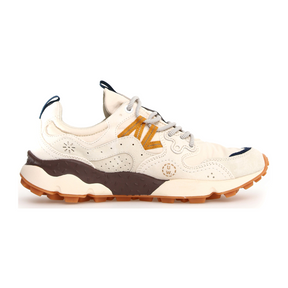Flower Mountain Yamano 3 Sneaker (Unisex) - Ecru/Light Brown Athletic - Casual - Lace Up - The Heel Shoe Fitters