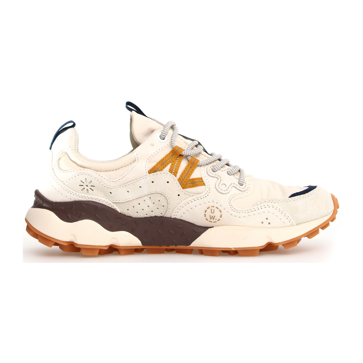 Flower Mountain Yamano 3 Sneaker (Unisex) - Ecru/Light Brown
