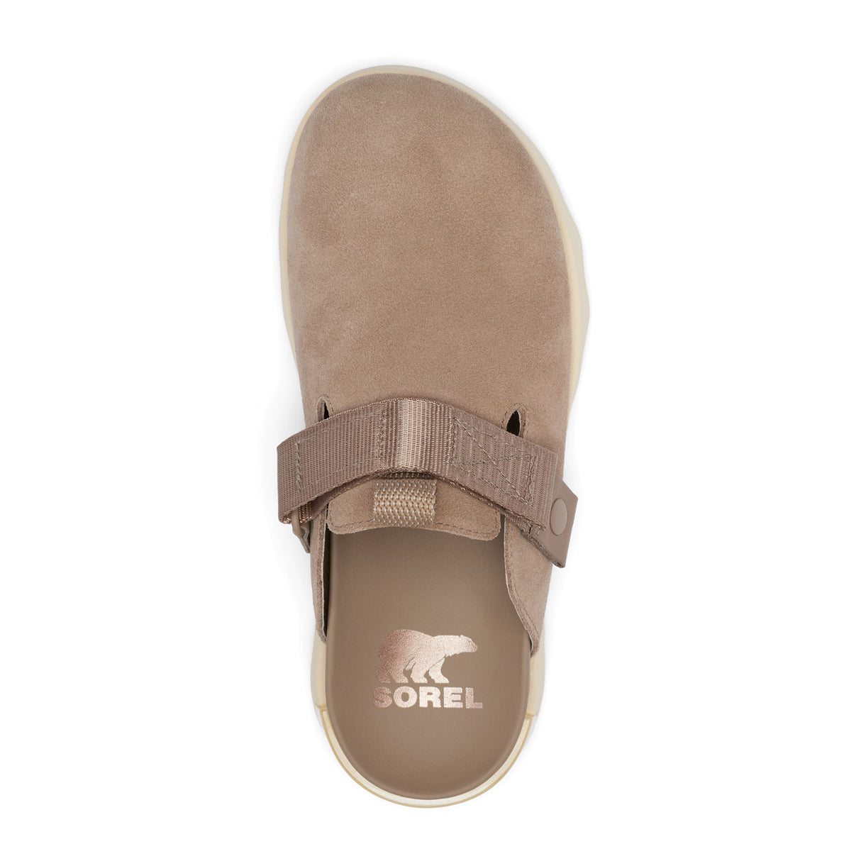 Sorel Viibe Clog (Women) - Omega Taupe/Honey White Dress-Casual - Clogs & Mules - The Heel Shoe Fitters