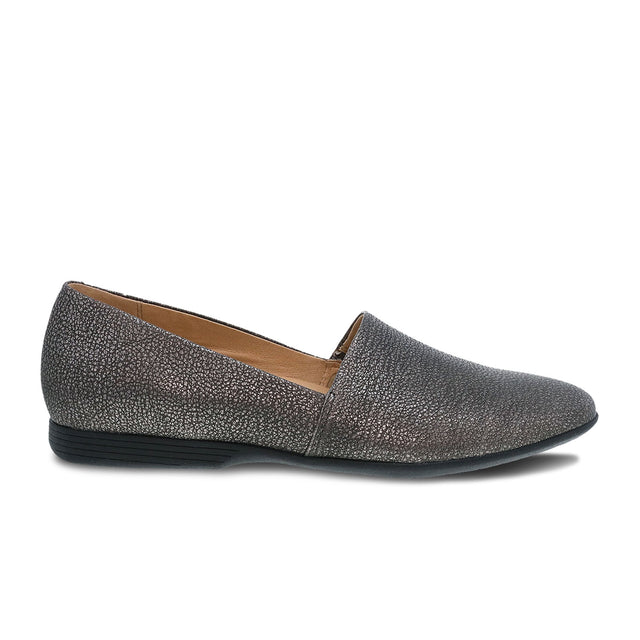 Dansko Larisa Slip On Loafer (Women) - Pewter Metallic Dress-Casual - Loafers - The Heel Shoe Fitters