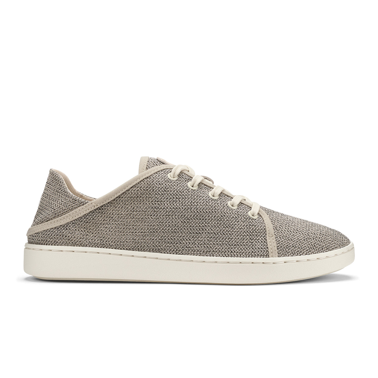 OluKai Pehuea Li Sneaker (Women) - Tapa/White Sand Athletic - Casual - Lace Up - The Heel Shoe Fitters