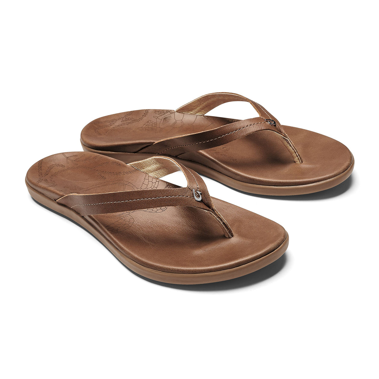 OluKai Honu Sandal (Women) - Tan/Tan Sandals - Thong - The Heel Shoe Fitters