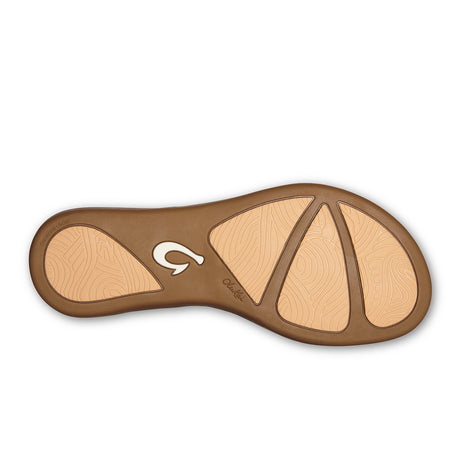 OluKai Honu Sandal (Women) - Bright White/Golden Sand Sandals - Thong - The Heel Shoe Fitters