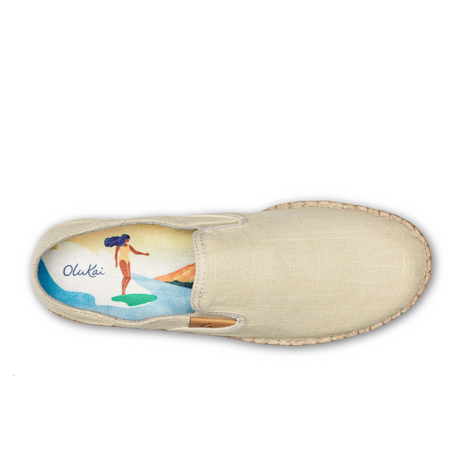 OluKai Kaula Pa'A Kapa Slip On (Women) - Tapa/Tapa Dress-Casual - Slip Ons - The Heel Shoe Fitters