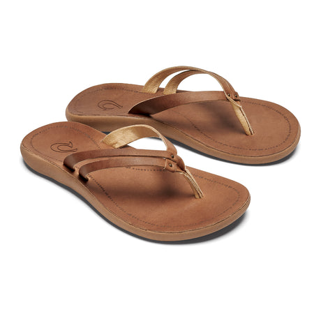 OluKai Kapehe Luana Thong Sandal (Women) - Sahara/Sahara Sandals - Thong - The Heel Shoe Fitters