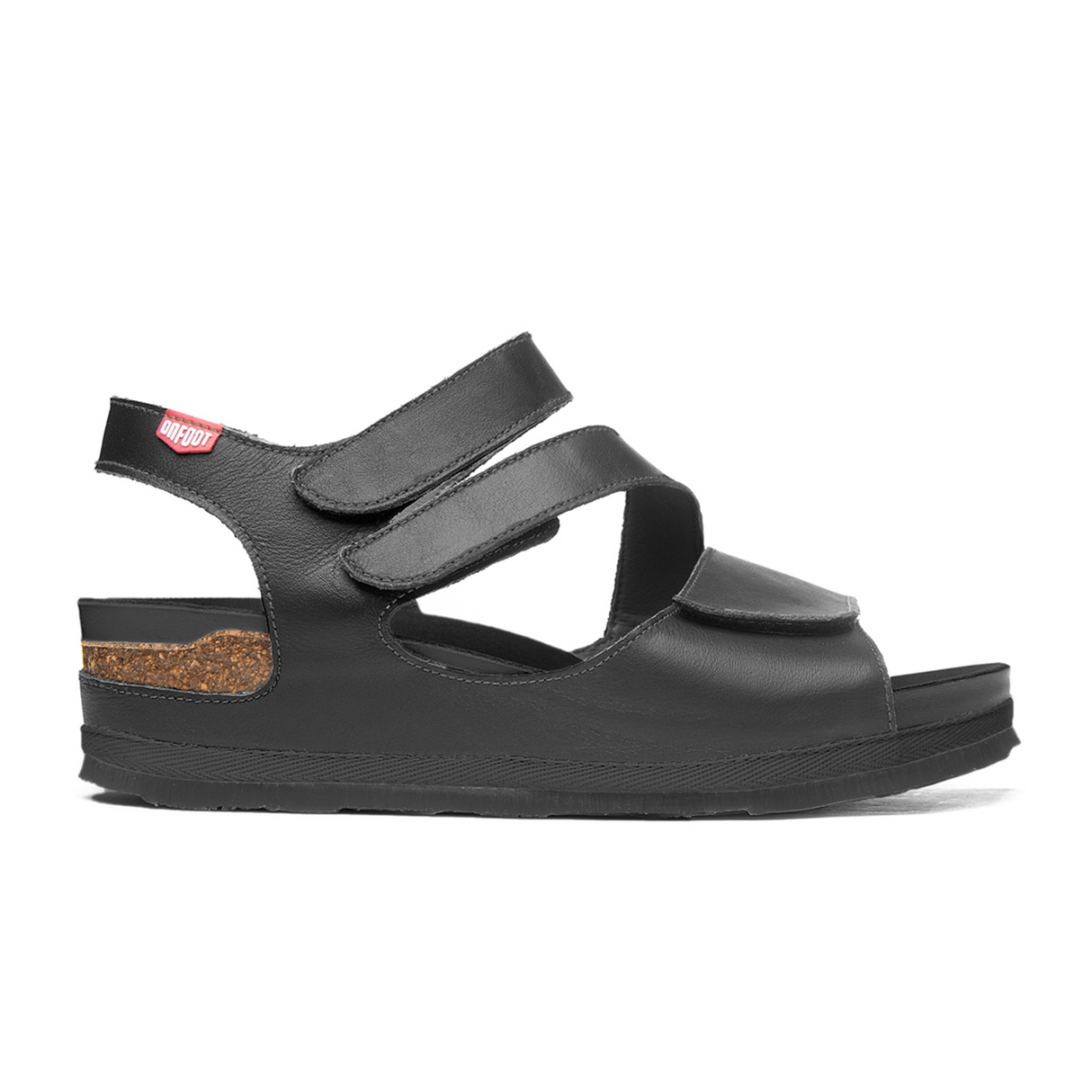 On Foot Austin Sandal (Women) - Black Sandals - Backstrap - The Heel Shoe Fitters