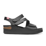 On Foot Austin (Women) - Black Sandals - Backstrap - The Heel Shoe Fitters