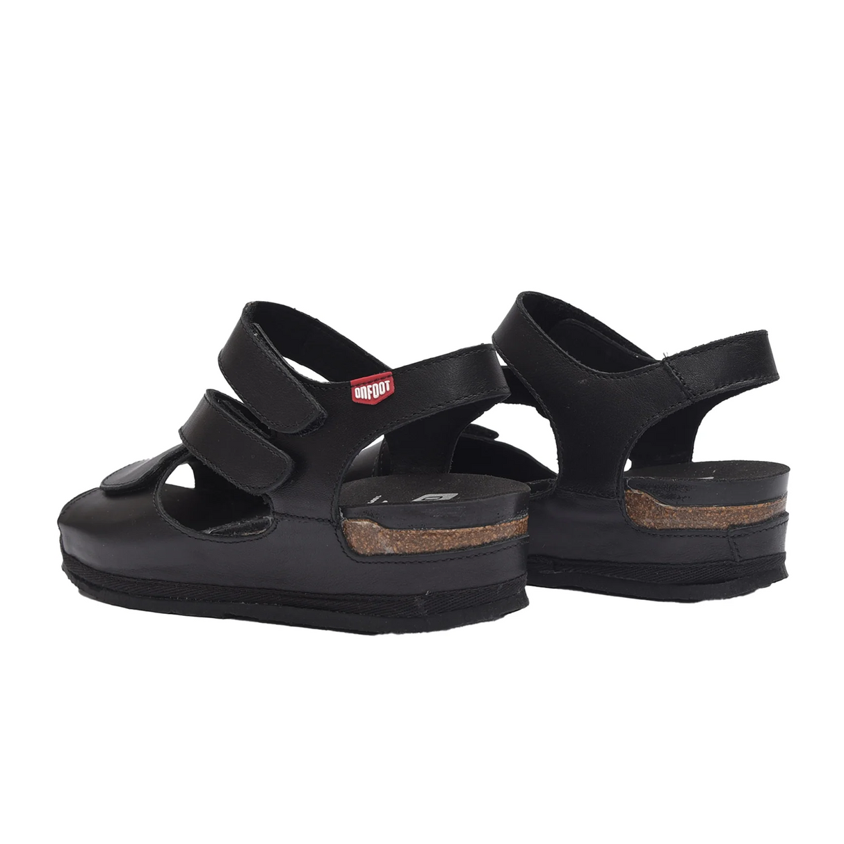 On Foot Austin Backstrap Sandal (Women) - Black Sandal - Backstrap - The Heel Shoe Fitters