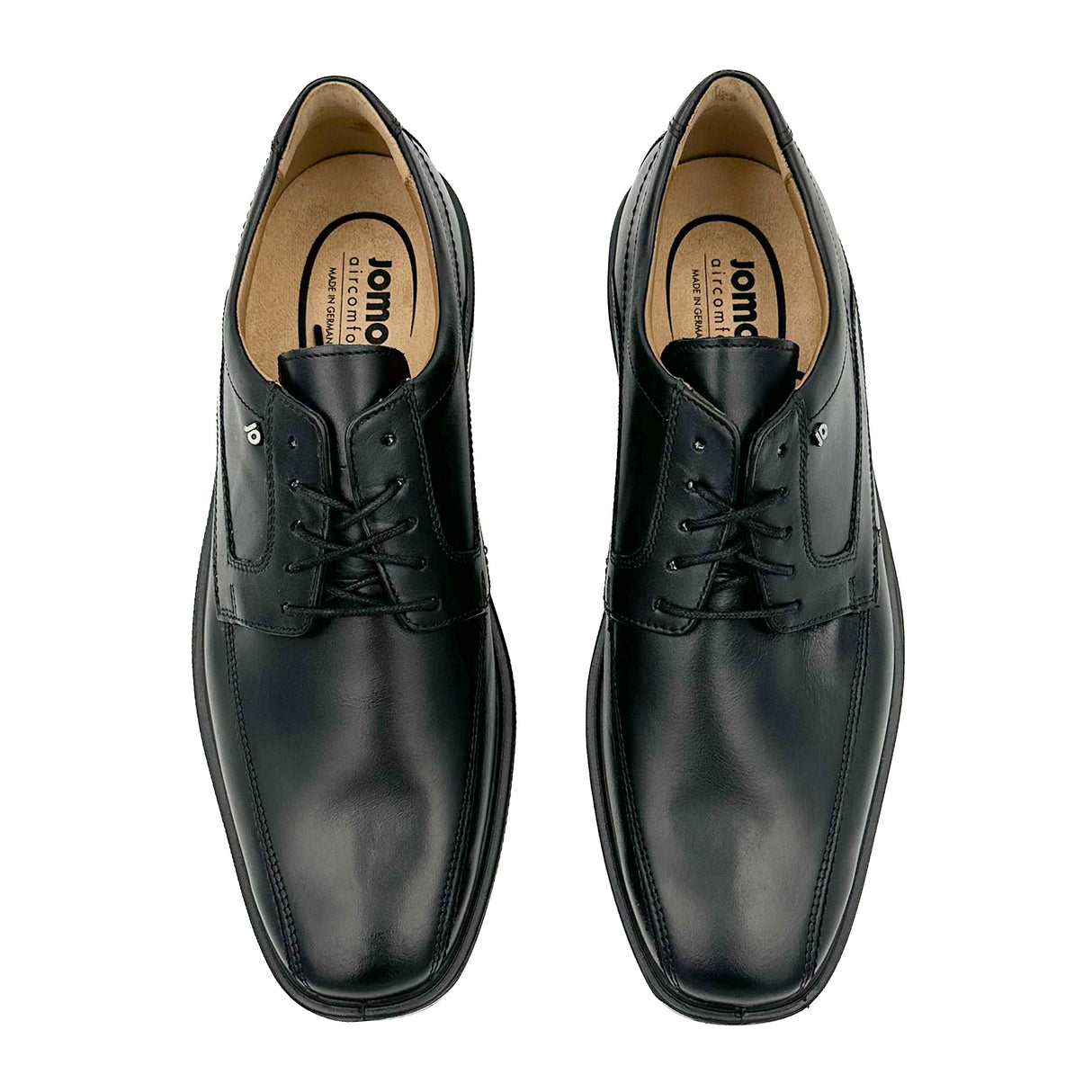 Jomos Classic Lace Up (Men) - Schwarz Dress-Casual - Oxfords - The Heel Shoe Fitters