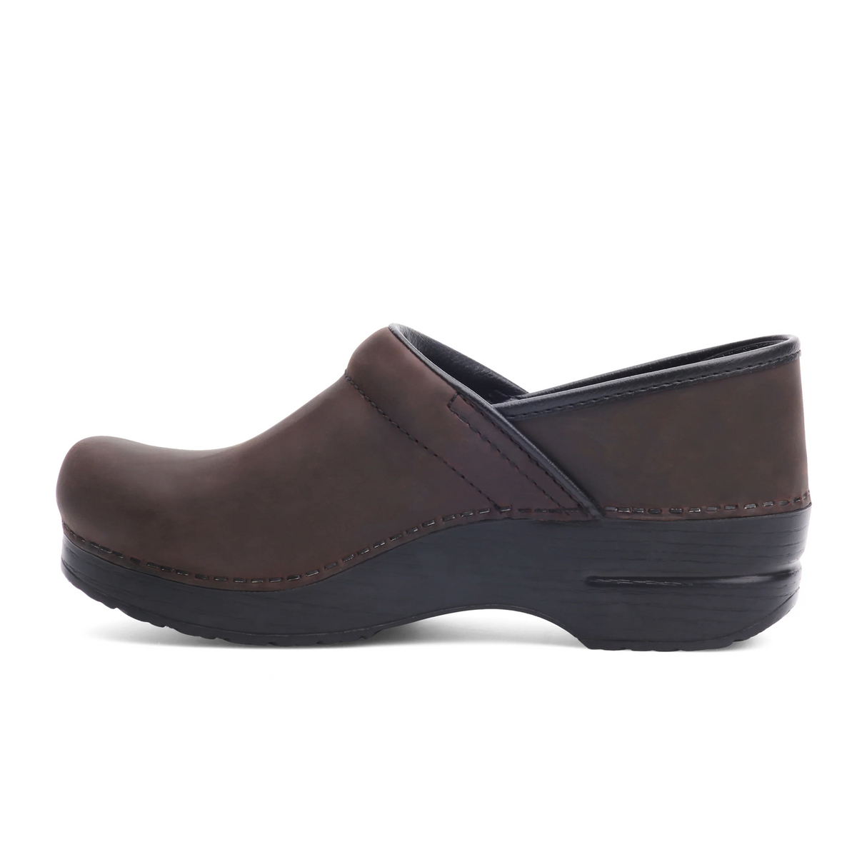 Dansko Professional Clog (Women) - Antique Brown/Black Dress-Casual - Clogs & Mules - The Heel Shoe Fitters