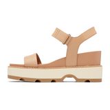 Sorel Joanie IV Y Strap Wedge Sandal (Women) - Honest Beige/Bleached Ceramic Sandals - Heel/Wedge - The Heel Shoe Fitters