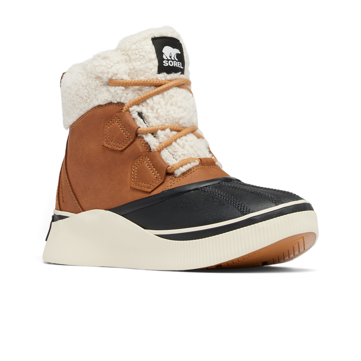 Sorel Out N About IV Chillz Waterproof Boot (Women) - Taffy/Black Boots - Winter - Mid - The Heel Shoe Fitters