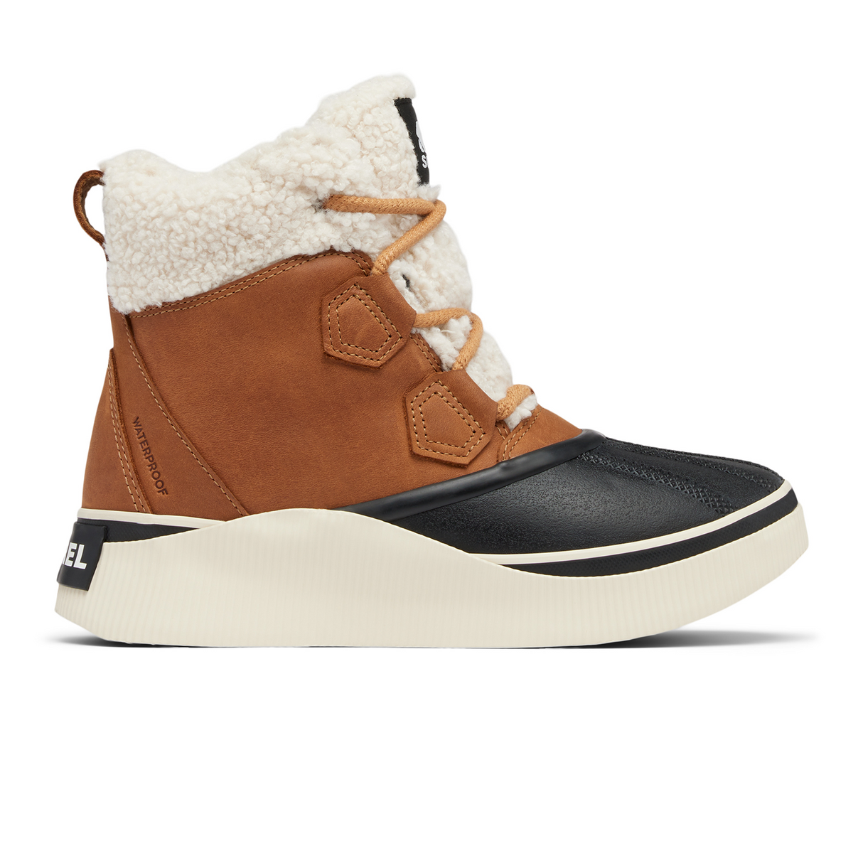 Sorel Out N About IV Chillz Waterproof Boot (Women) - Taffy/Black Boots - Winter - Mid - The Heel Shoe Fitters
