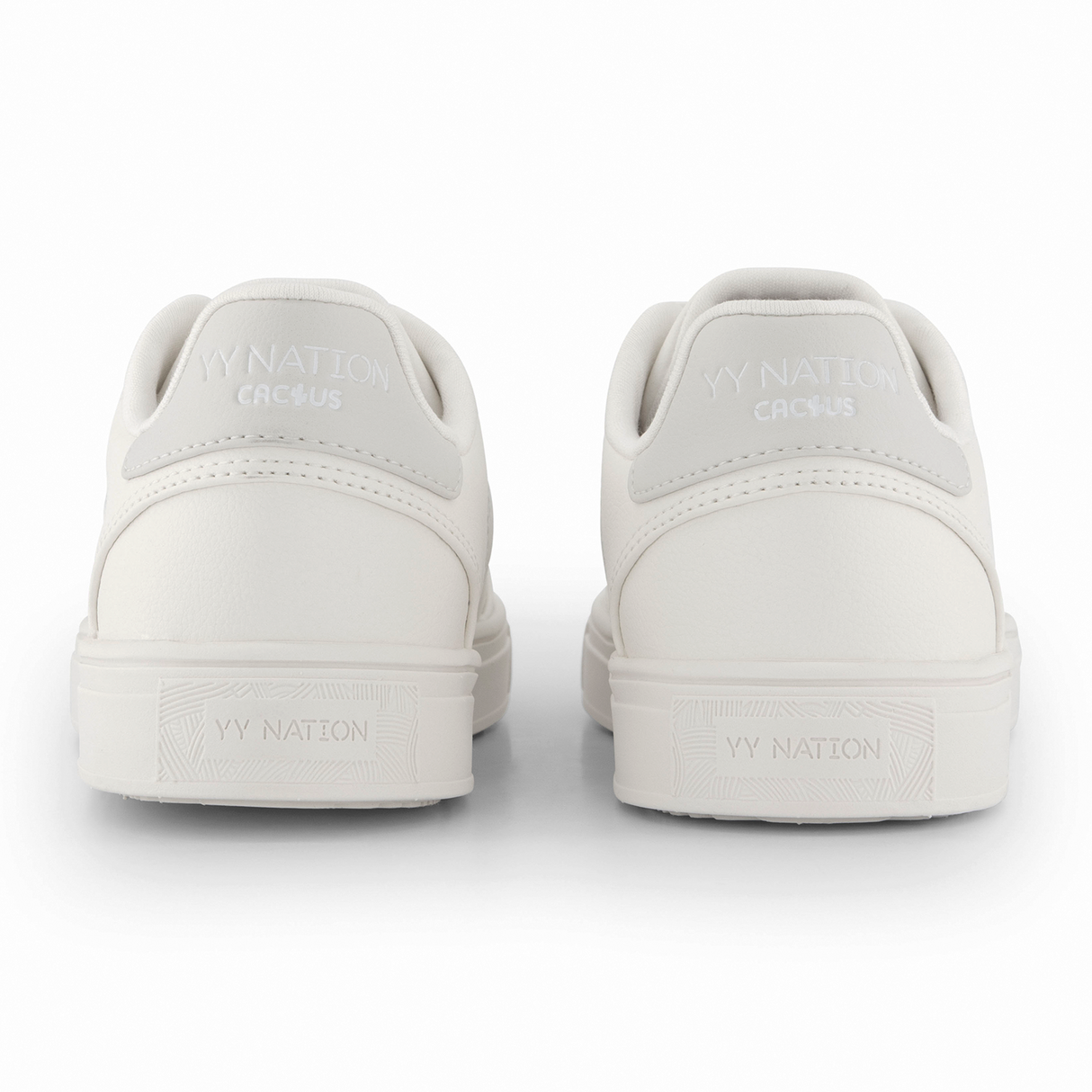 YY Nation Stratus Cactus Sneaker (Women) - White/Clay Athletic - Casual - Lace Up - The Heel Shoe Fitters