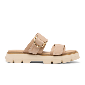 Sorel Rein CB Slide Sandal (Women) - Honest Beige/Bleached Ceramic Sandal - Slide - The Heel Shoe Fitters