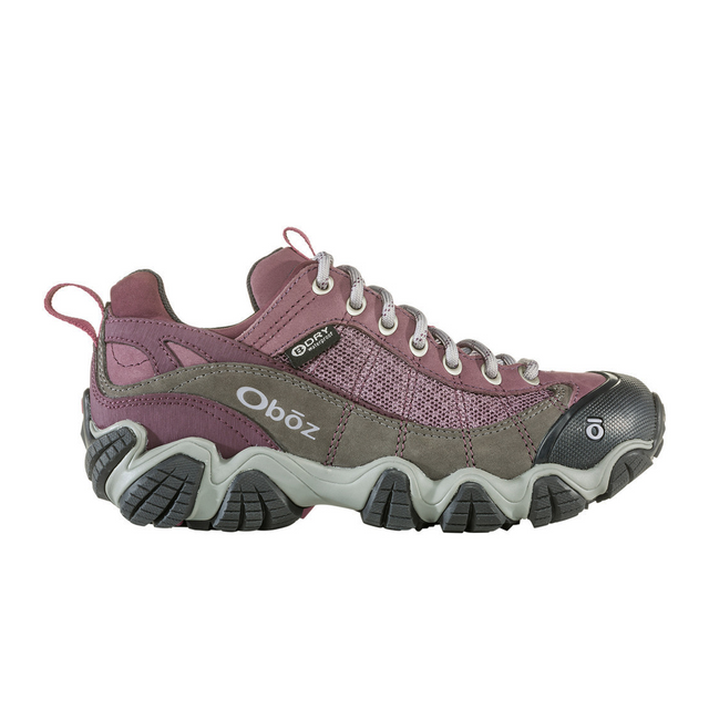 Oboz Firebrand II Low B-DRY Hiking Shoe (Women) - Lilac Hiking - Low - The Heel Shoe Fitters