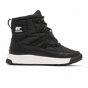 Sorel Whitney III Mid Waterproof Boot (Women) - Black/Sea Salt