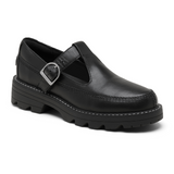Sorel Revel Ave Mary Jane (Women) - Black/Black Dress-Casual - Flat - The Heel Shoe Fitters