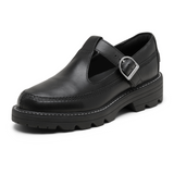 Sorel Revel Ave Mary Jane (Women) - Black/Black Dress-Casual - Flat - The Heel Shoe Fitters