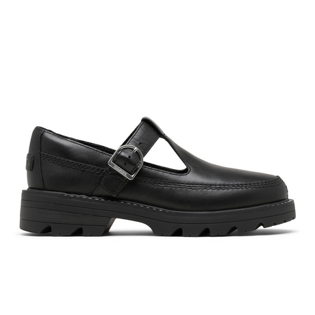 Sorel Revel Ave Mary Jane (Women) - Black/Black Dress-Casual - Flat - The Heel Shoe Fitters