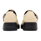 Sorel Revel Ave Mary Jane (Women) - Bleached Ceramic/Black Dress-Casual - Flat - The Heel Shoe Fitters