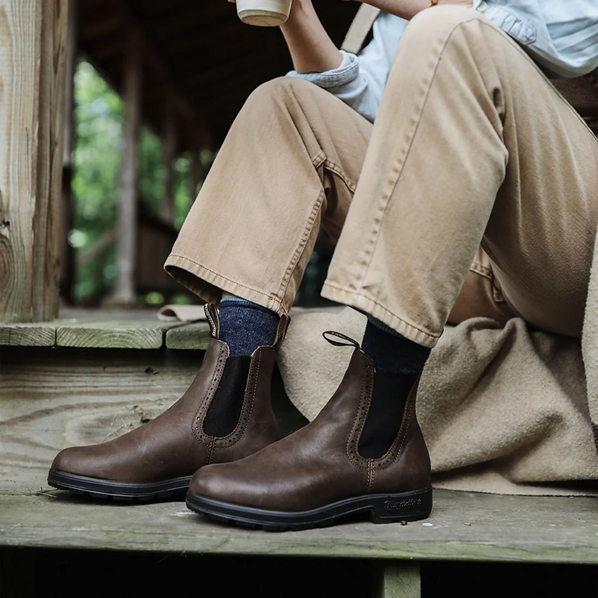 Blundstone 2151 High Top Chelsea Boot (Women) - Antique Brown