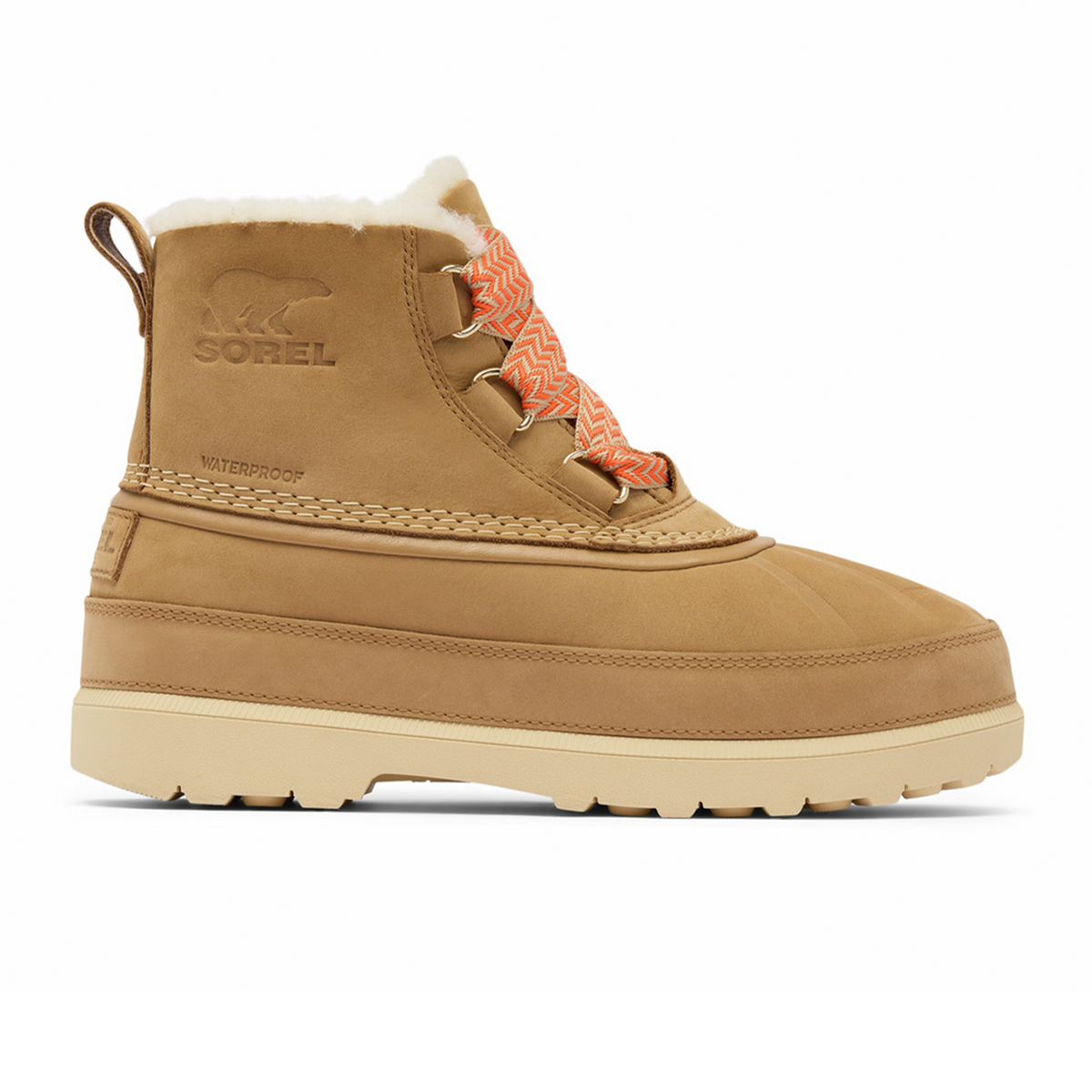 Sorel Ambler Fireside Chukka Waterproof Boot (Women) - Caribou Buff/Caribou Beige