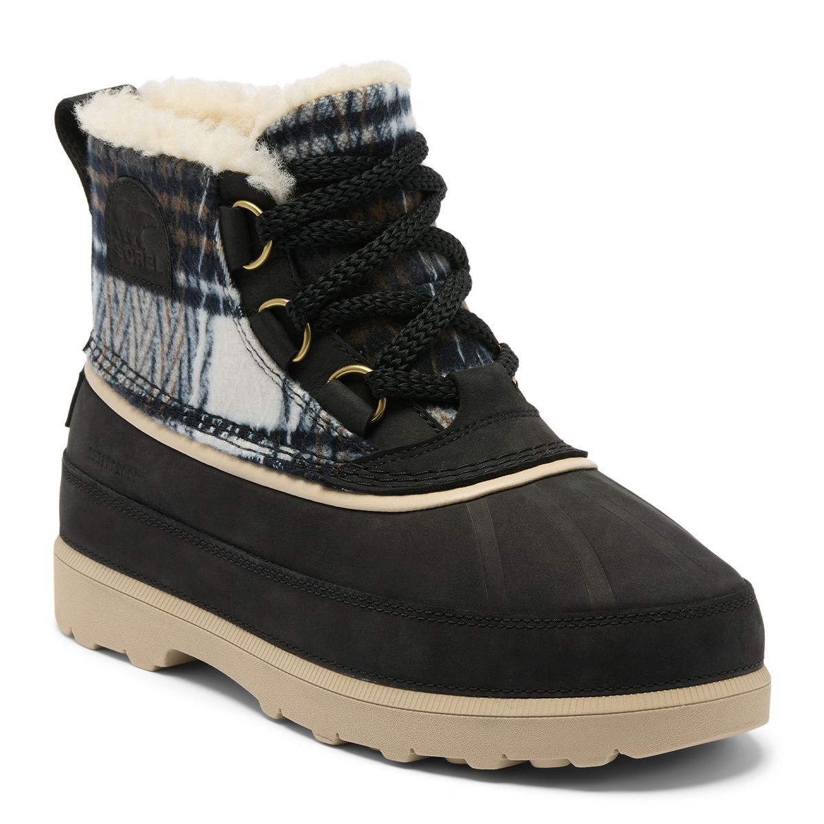 Sorel Ambler Fireside Chukka Waterproof Boot (Women) - Black/Ancient Fossil SE