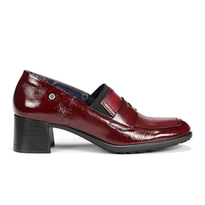 Dorking Ikia D9205 Heeled Loafer (Women) - Naplak/Sugar Opera/Picota Dress-Casual - Heels - The Heel Shoe Fitters