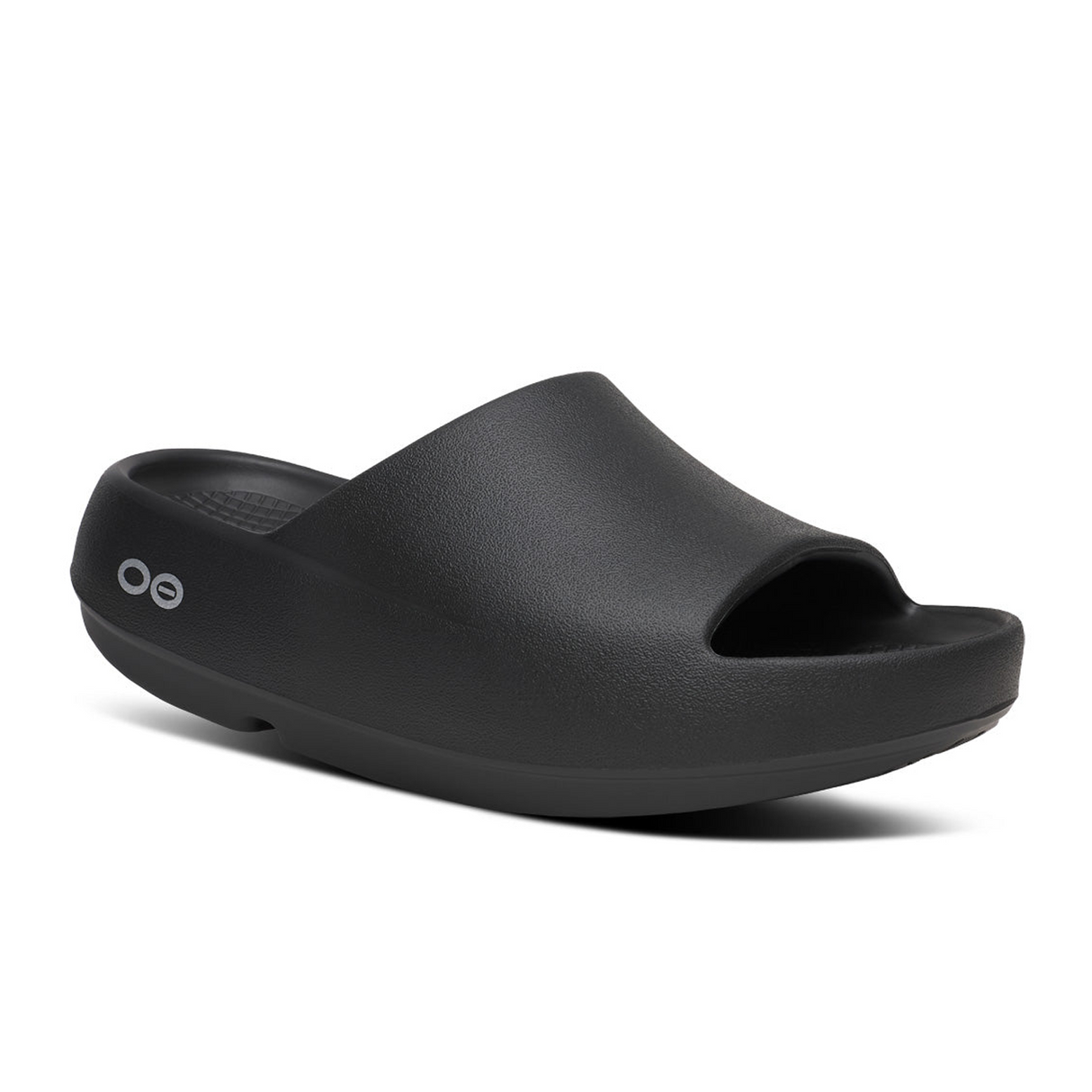 Oofos OOahh+ Slide Sandal (Unisex) - Black