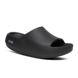 Oofos OOahh+ Slide Sandal (Unisex) - Black