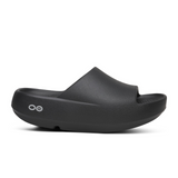 Oofos OOahh+ Slide Sandal (Unisex) - Black