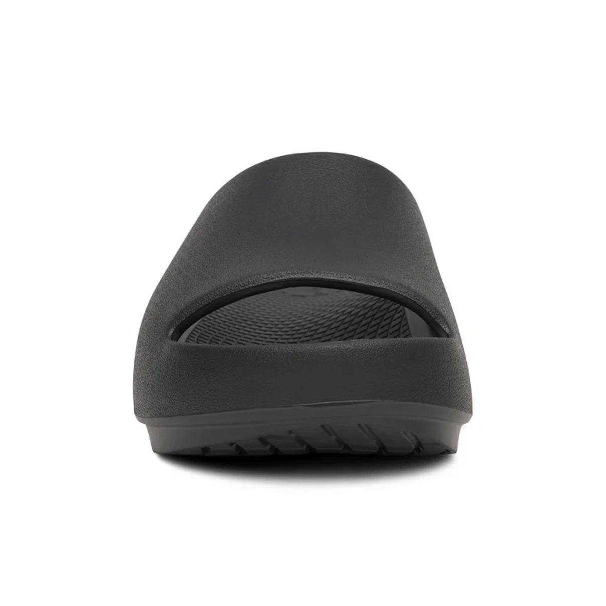 Oofos OOahh+ Slide Sandal (Unisex) - Black