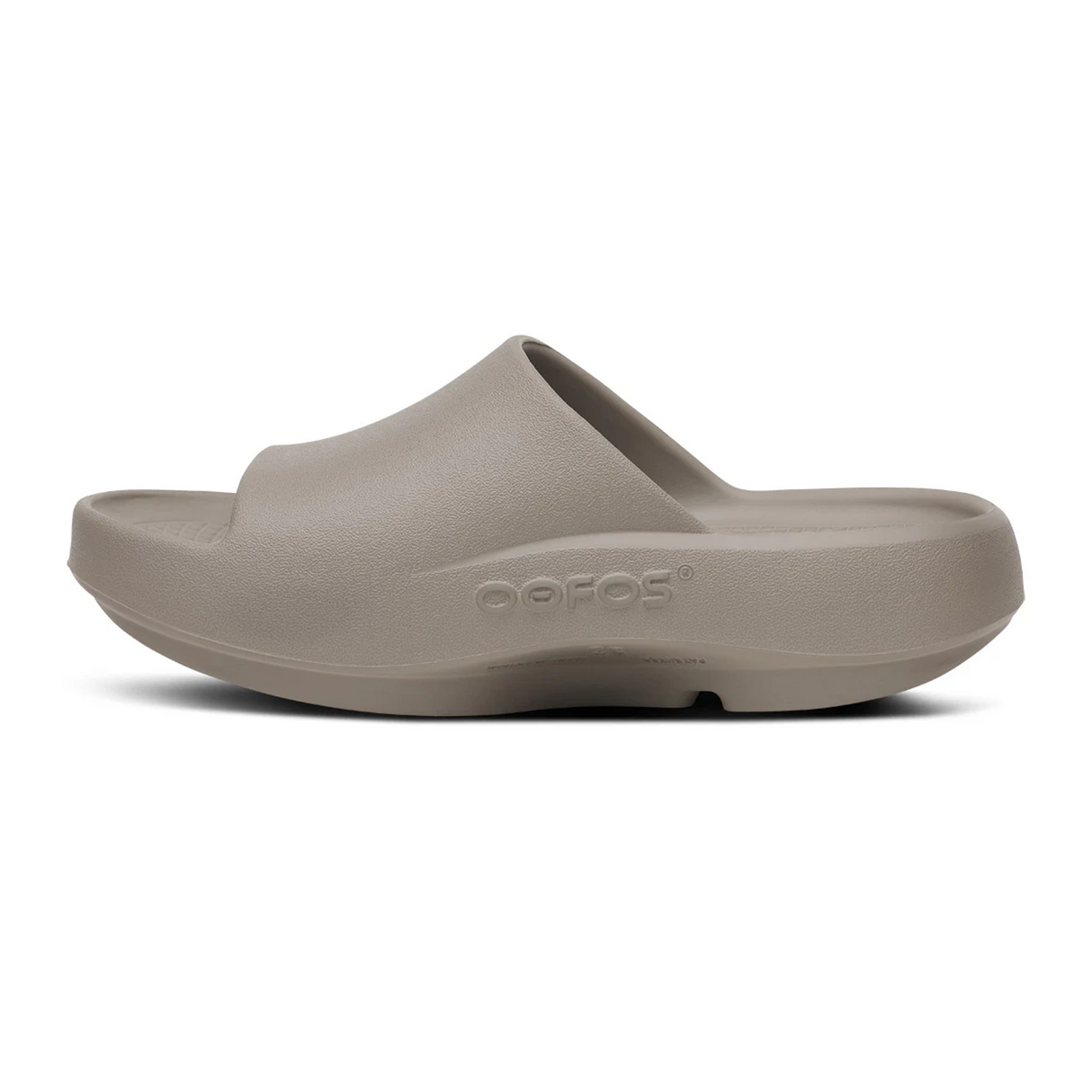Oofos OOahh+ Slide Sandal (Unisex) - Driftwood