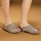 Oofos OOahh+ Slide Sandal (Unisex) - Driftwood