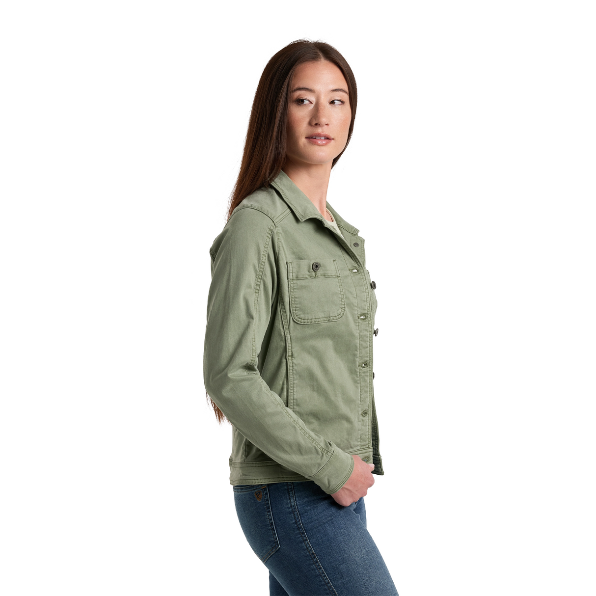 Kuhl Kultivatr Jacket (Women) - Slate Green Apparel - Jacket - Lightweight - The Heel Shoe Fitters