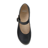 Dansko Lilah Heeled Clog (Women) - Black Oiled Pull Up Dress-Casual - Slip On - The Heel Shoe Fitters