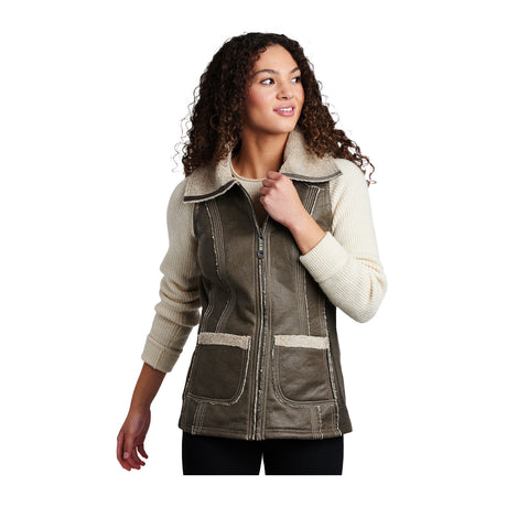 Kuhl Dani Sherpa Vest (Women) - Woodland Apparel - Top - Vest - The Heel Shoe Fitters