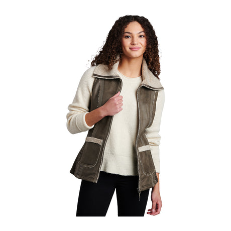 Kuhl Dani Sherpa Vest (Women) - Woodland Apparel - Top - Vest - The Heel Shoe Fitters