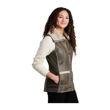 Kuhl Dani Sherpa Vest (Women) - Woodland Apparel - Top - Vest - The Heel Shoe Fitters