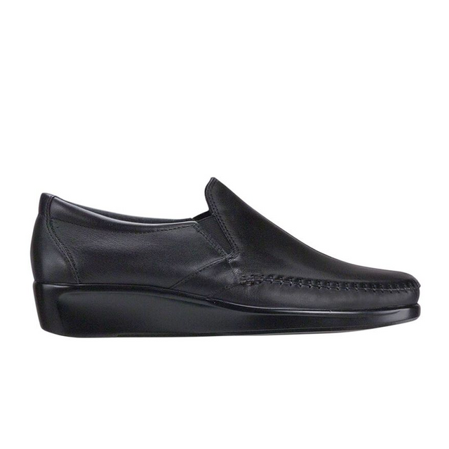 SAS Dream Slip On (Women) - Black Dress-Casual - Slip Ons - The Heel Shoe Fitters