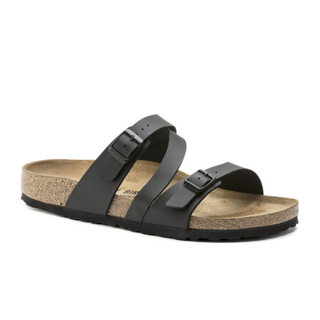 Birkenstock Salina Slide Sandal (Women) - Black Birko-Flor Sandals - Slide - The Heel Shoe Fitters