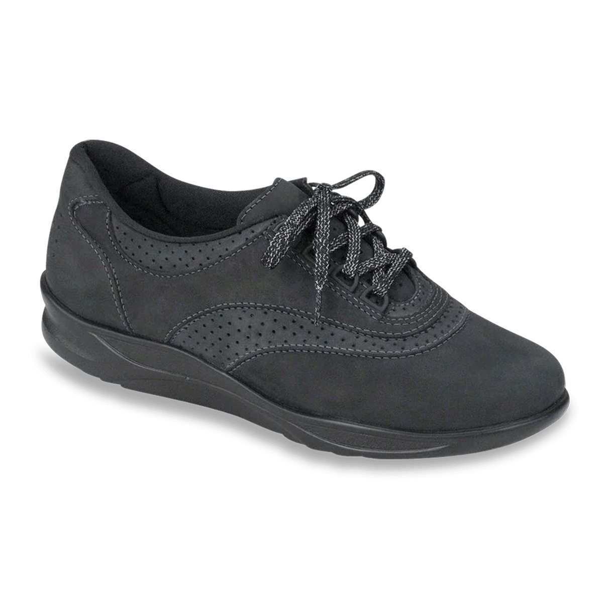 SAS Walk Easy Walking Shoe (Women) - Nero Athletic - Walking - The Heel Shoe Fitters