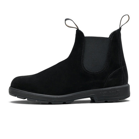 Blundstone Original 2405 Chelsea Boot (Unisex) - Black Suede Boots - Casual - Low - The Heel Shoe Fitters