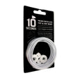 10 Seconds Elastic Shoelace - White Accessories - Shoe Laces - The Heel Shoe Fitters