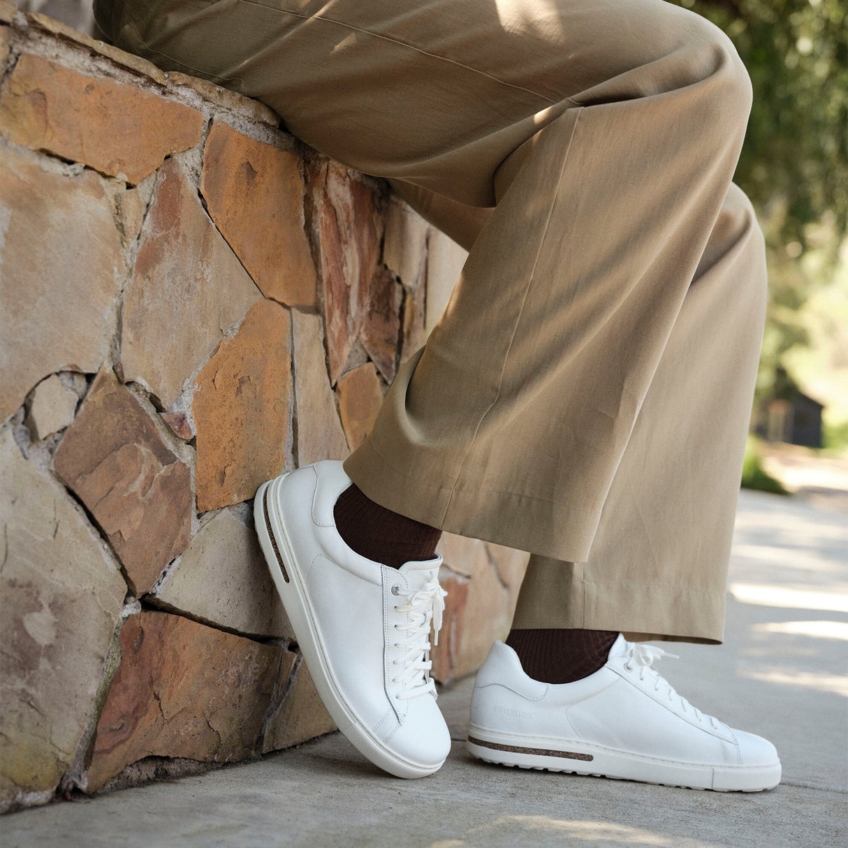 Birkenstock Bend Sneaker (Unisex) - White Leather Athletic - Casual - Lace Up - The Heel Shoe Fitters