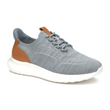 Johnston & Murphy Amherst 2.0 Knit Plain Toe Lace Up (Men) - Gray Heathered Knit Athletic - Casual - Lace Up - The Heel Shoe Fitters