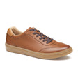 Johnston & Murphy Mcguffey T-Toe Oxford (Men) - Tan Full Grain Dress-Casual - Oxford - The Heel Shoe Fitters